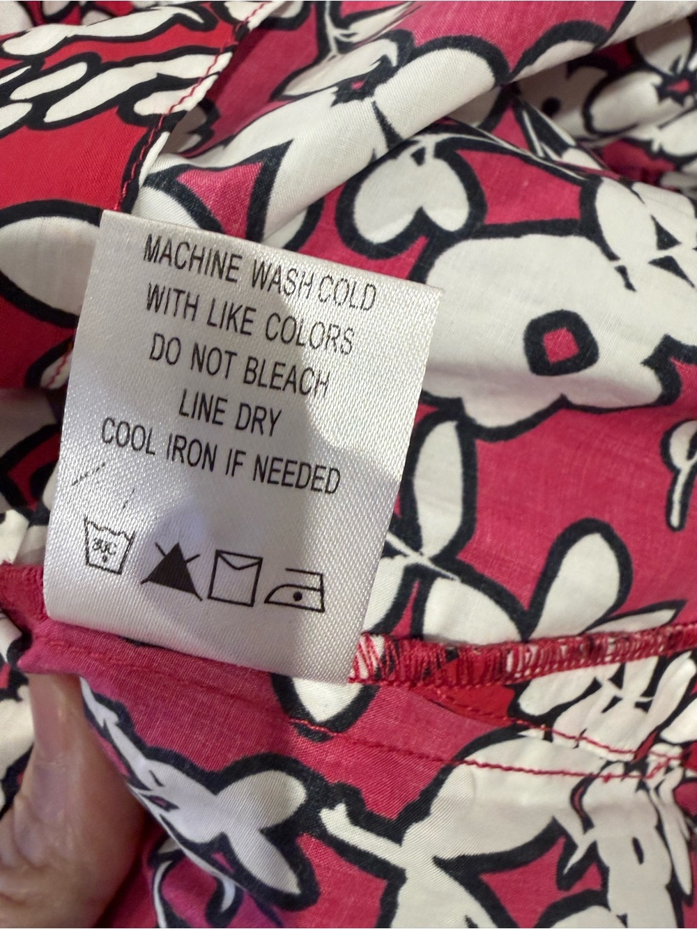 Tyler Boe Red and White Floral Blouse - Picture 11 of 13